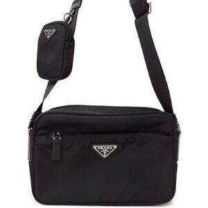 Prada ReNylon shoulder Crossbody Messenger black